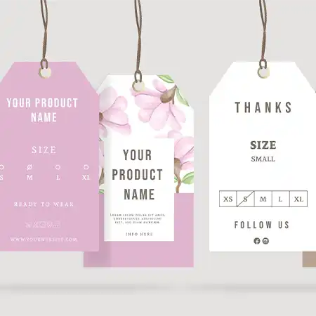 تصویر محصول چاپ تگ و اتیکت